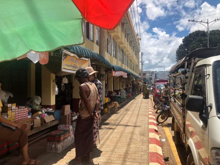 Lashio Central Market Reopens